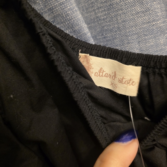 Altar'd State Black One-Shoulder Dress Size XSMALL - Picture 2 of 4